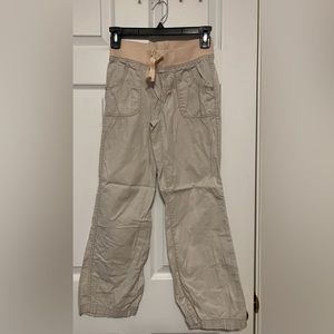 Old faded glory kids size 10 khaki pants. Good condition! Cute embellishments